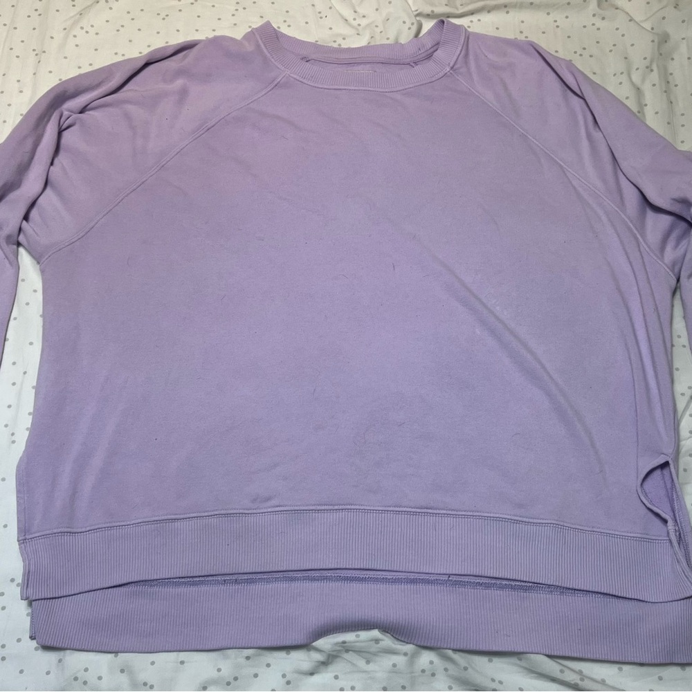 American Eagle purple long sleeve top